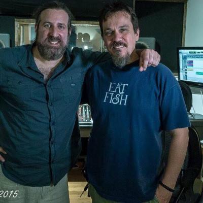 Aaron Comess & I in the studio