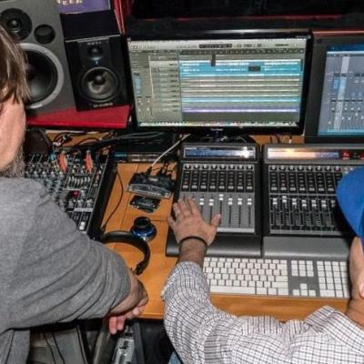 Luis Vega & I working out the details